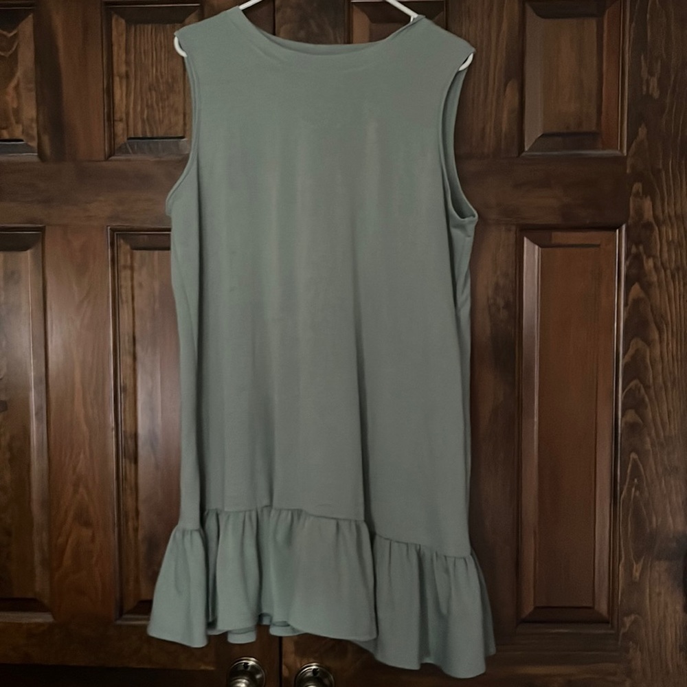 Green summer dress